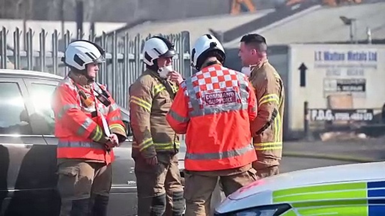 Fire at Wolverhampton industrial estate
