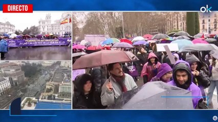 Las feministas del 8M callan sobre Monedero pero insultan a Abascal: "Qué pena que no te abortaran"