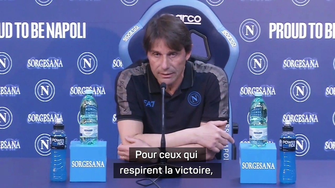 Napoli - Conte : "43 jours sans victoire ? Ça arrive dans une saison"