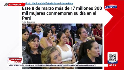 Día de la Mujer: Población femenina representa más del 50% de la población peruana, según Reniec