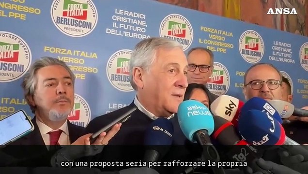 Tajani: L'Ue sia protagonista per la pace, senza Europa non si va da nessuna parte