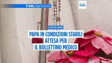 Vaticano: lieve miglioramento per Papa Francesco, prognosi rimane riservata