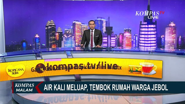 Tembok Rumah Waga Jebol Akibat Tak Kuat Menahan Luapan Air Kali | BENCANA BANJIR