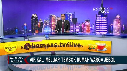 Tembok Rumah Waga Jebol Akibat Tak Kuat Menahan Luapan Air Kali | BENCANA BANJIR