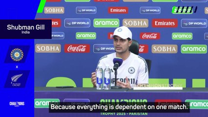 Gill demands India focus on the match, not the occasion