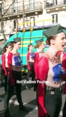 Manifestation à Paris : Les Femen protestent contre Trump et Poutine ✊