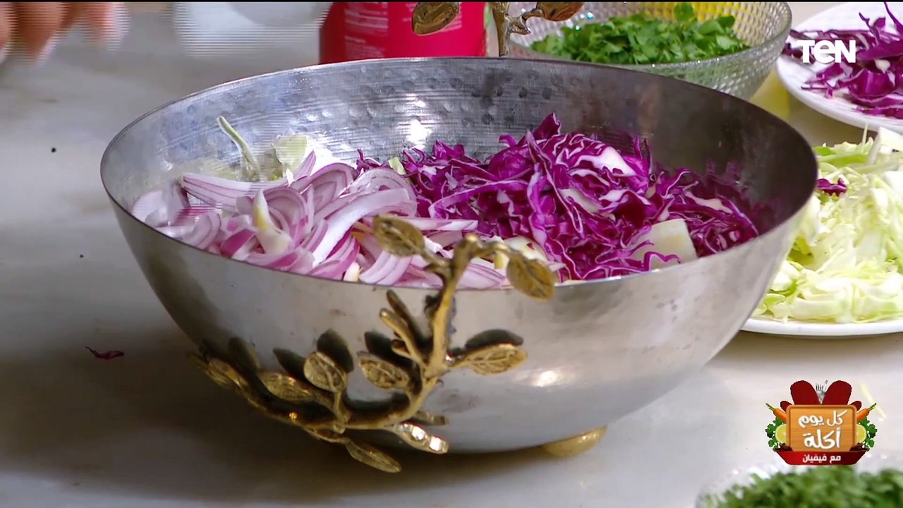 طريقة عمل سلطة البطاطس الرائعة  مع الشيف فيفيان فريد