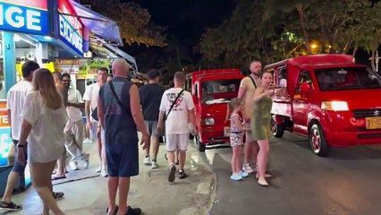 "Patong beach - Phuket thailand an evening walk"