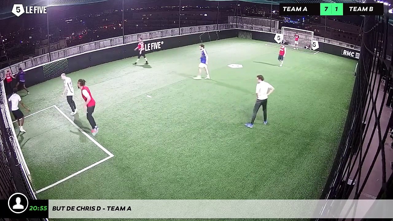 But de Chris D - Team A