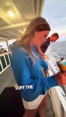 This girl accidentally dropped her iPhone off the cruise ship 😂