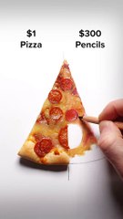 Draw a Pizza Slice! #easy  #drawing  #art  #tutorial  #howtodraw  #pizza  #illusion