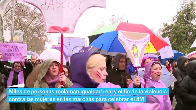 Recorrido por las manifestaciones del 8M en España