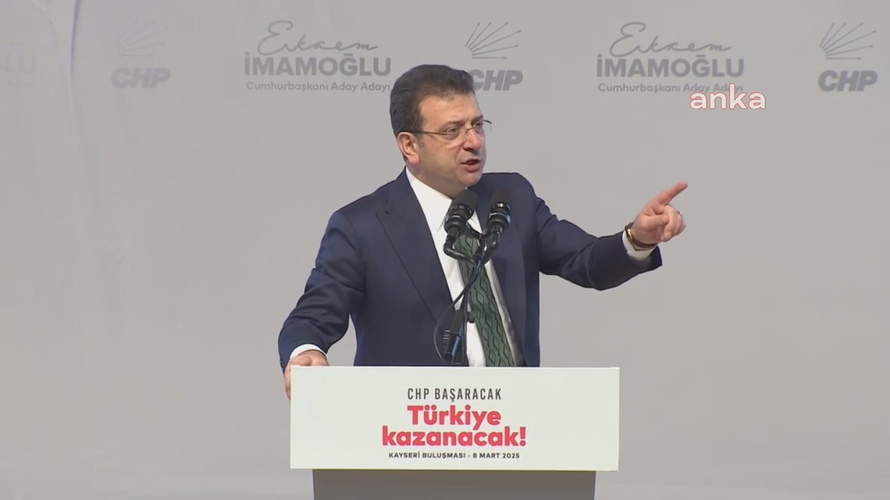 İmamoğlu: "Memleketin bereketini kaçıranları önümüzdeki seçim evine göndereceğiz''