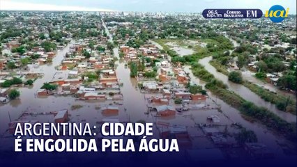 Argentina sofre com enchentes e chuvas fortes