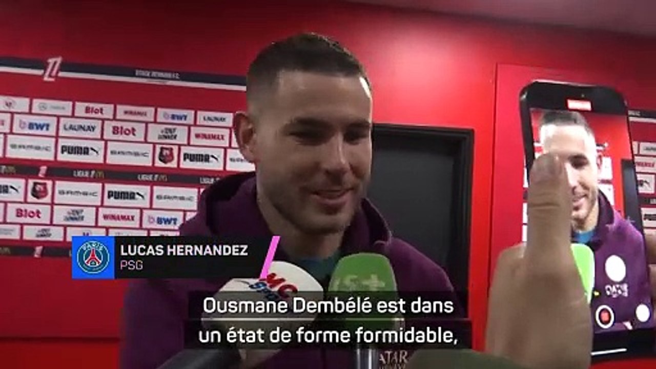 PSG - Hernandez espère que Dembélé a gardé “quelques buts pour mardi”
