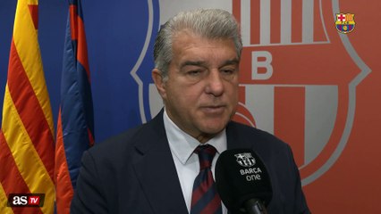 Declaracion institucional de Laporta tras la muerte del doctor Miñarro