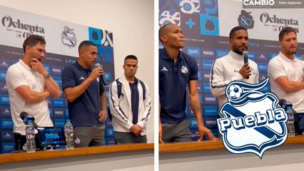 Puebla: Angulo, "Wacho" Jiménez y Gularte salen a dar la cara por el mal momento del equipo