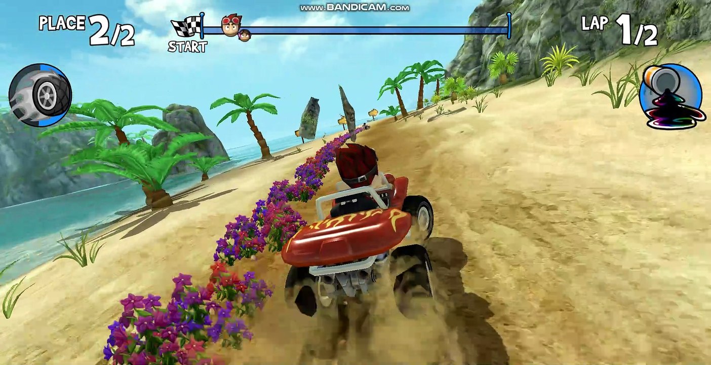 Gameplay de Beach Buggy Racing en mi laptop - Parte 1