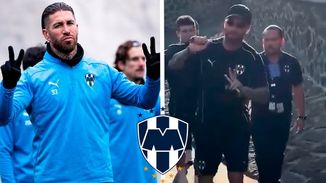 Sergio Ramos llega a C.U. para el juego de Rayados contra Cruz Azul