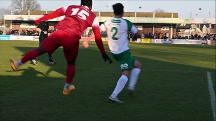 Slow motion footage from Bognor Regis Town v Folkestone