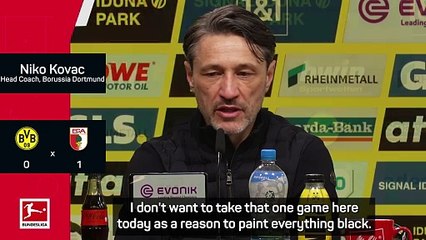 Dortmund looking to 'reset' after Augsburg loss