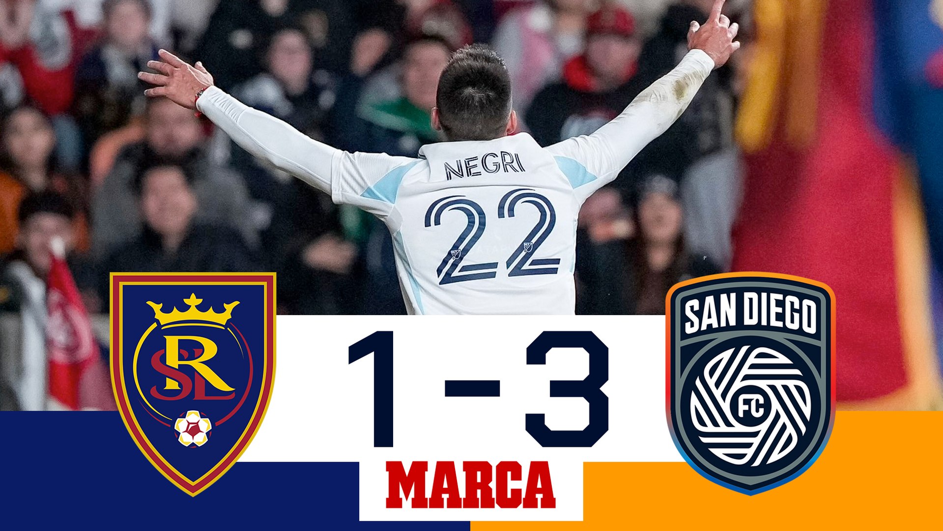 Los de 'Cali' mantienen el invicto I Real Salt Lake 1-3 San Diego I Resumen y goles I MLS