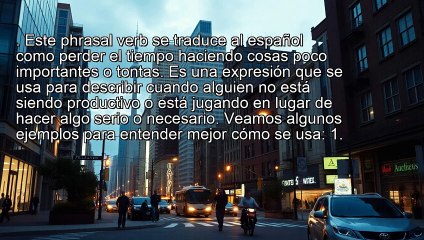 Phrasal Verbs - Fool Around