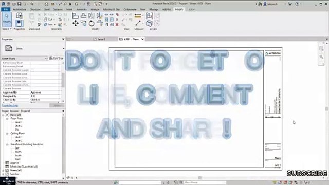 How to Create a Custom Titleblock in Revit | Part # 35 | #revit #revitfamily #autocadcivil3d #Autodesk #civil3d