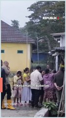 Momen Prabowo Telepon Pejabat Saat Tinjau Banjir Bekasi