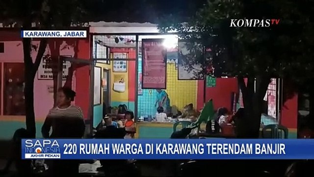 Banjir Masih Rendam Karawang, 780 Jiwa Bertahan Dipengungsian BENCANA BANJIR