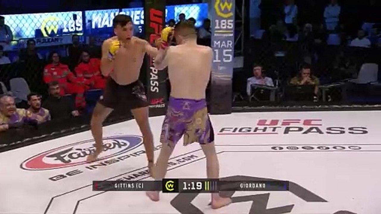LIAM GITTINS VS ALESSANDRO GIORDANO FULL FIGHT