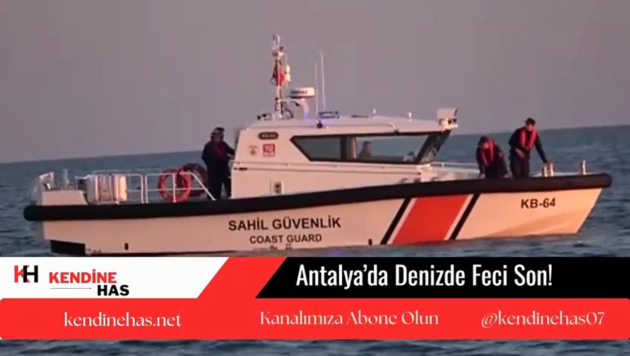 Antalya’da Denizde Feci Son! Zıpkıncı Dalgıç Boğularak Can Verdi