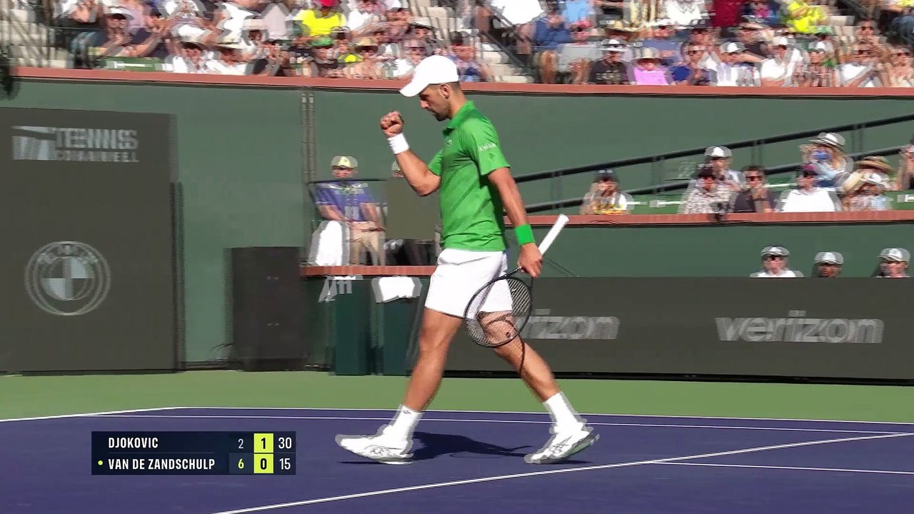Van de Zandschulp stuns Djokovic at Indian Wells