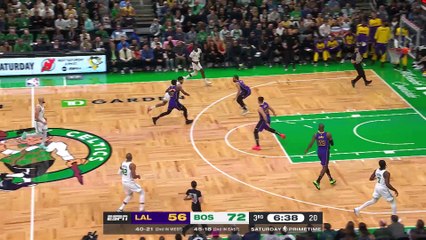 Celtics end Lakers' win-streak as LeBron exits injured