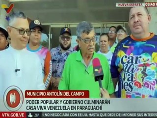 Nueva Esparta | Gobierno nacional supervisa avance de la Casa Viva Venezuela en Paraguachí