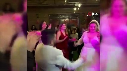 TÜRK USULÜ DÜĞÜNLE DÜNYA EVİNE GİRDİLER