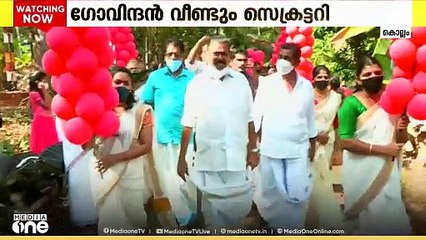 എം.വി ഗോവിന്ദന്‍ വീണ്ടും സംസ്ഥാന സെക്രട്ടറി