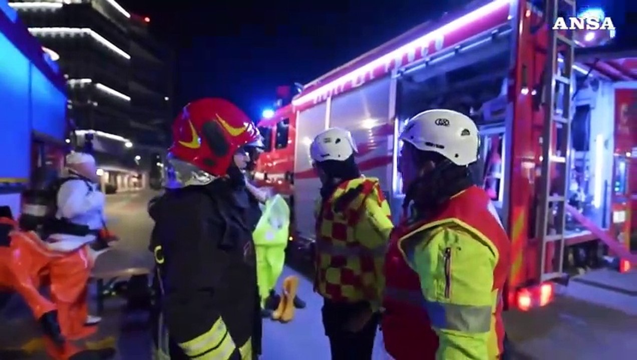 Verso Milano-Cortina 2026, l'esercitazione per attentato su un treno ad alta velocita'