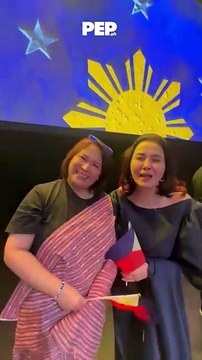 Janice de Belen & Lorna Tolentino greet Judy Ann Santos #PEP #shorts