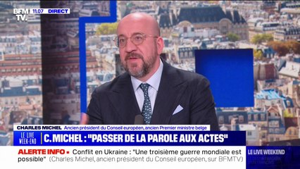 Plan pour la défense européenne: Charles Michel estime que "ça vient un peu tard"