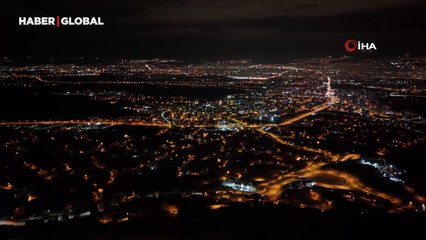 Kayseri'nin göz kamaştıran ışıkları