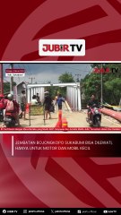 Jembatan Bojongkopo Sukabumi Bisa Dilewati, Hanya untuk Motor dan Mobil Kecil