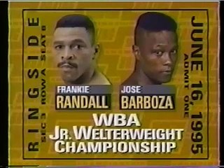Frankie Randall vs Jose Barboza - Showtime 6-16-95