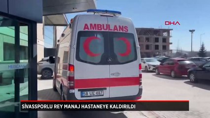 Sivasspor'un Yıldız Futbolcusu Rey Manaj Hastaneye Kaldırıldı ⚽