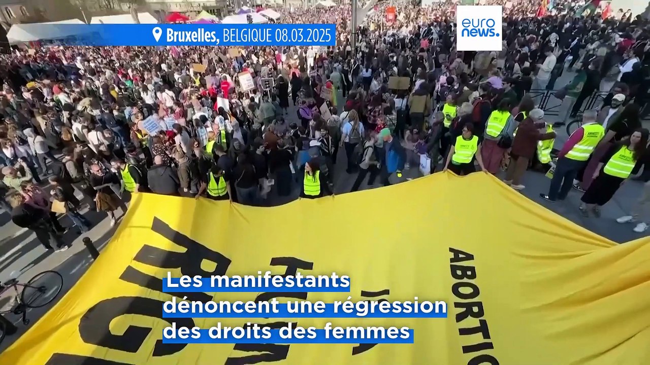 Des centaines de milliers de personnes ont célébré la Journée internationale des droits des femmes