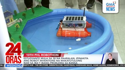 Estudyante mula sa 38 na paaralan, ipinakita ang robot inventions na makatutulong raw sa iba't ibang problema sa bansa | 24 Oras Weekend
