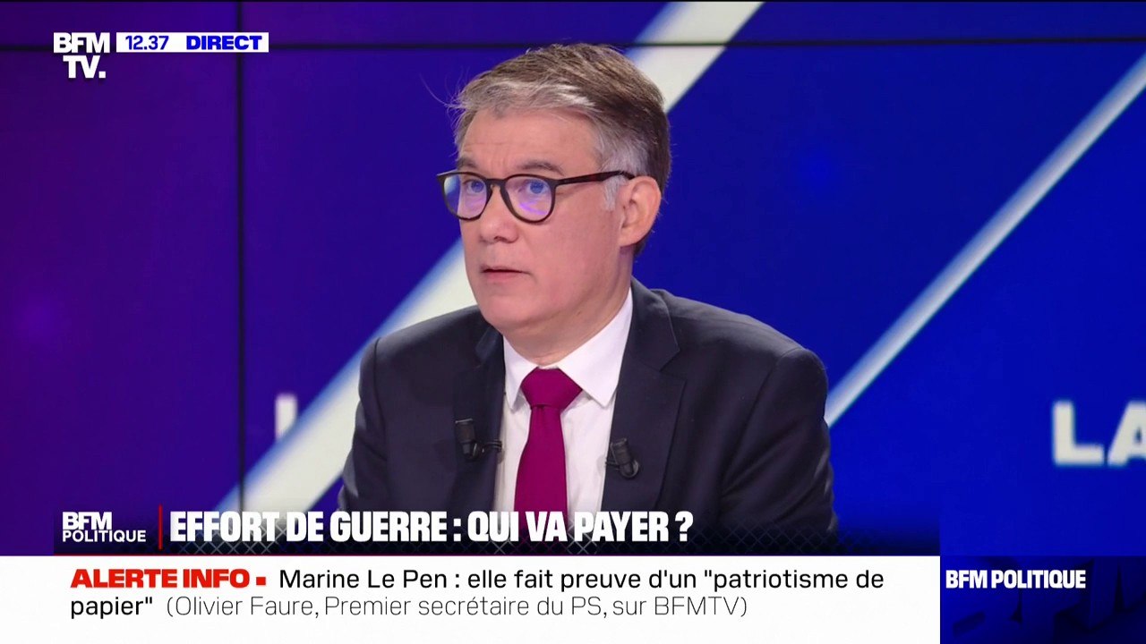 Livret A pour financer l'effort de guerre: Olivier Faure ne veut pas "amputer le budget du logement social" pour financer les dépenses militaires