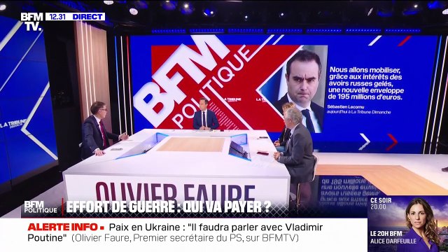 Pour financer l'effort de guerre, Olivier Faure propose de lancer un emprunt au niveau européen