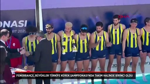 Fenerbahçe, Büyükler Türkiye Kürek Şampiyonası'nda takım halinde birinci oldu