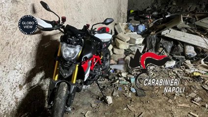 Stolen motorbikes worth 50,000 euros discovered in the ancient undergrounds of Naples: seizure of a cave in the Sanità district